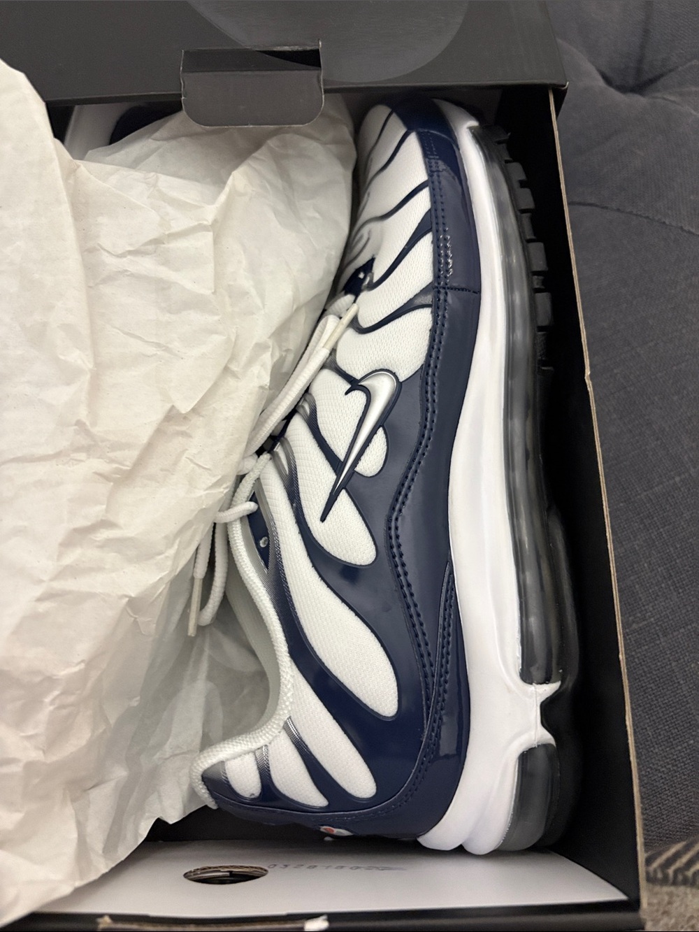 Nike Air Max 97/Plus Black and White Box Label